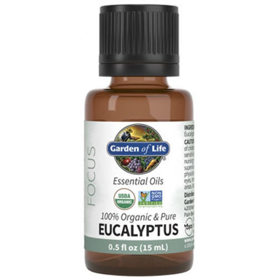 Eucalyptus Essential Oil 0.5 oz. by Garden of Life