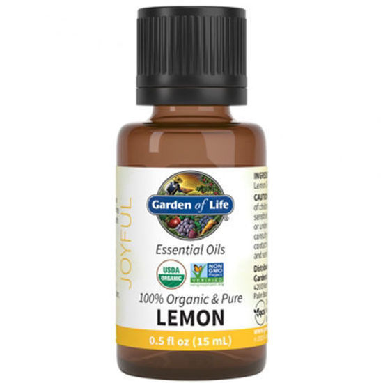 Lemon Essential Oil 0.5 oz. by Garden of Life