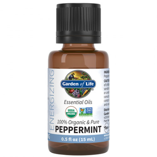 Peppermint Essential Oil 0.5 oz. by Garden of Life